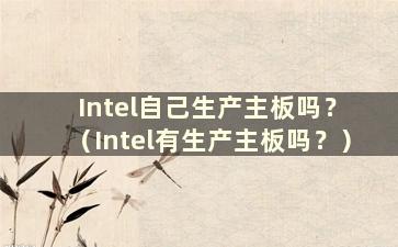 Intel自己生产主板吗？ （Intel有生产主板吗？）